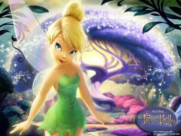 archne sybil Painting - tinkerbell purple sybil